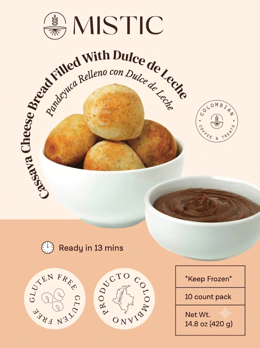 Dulce de Leche Filled Pandeyuca — 10 Pack